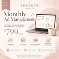 Monthly Ad Management: Subscription